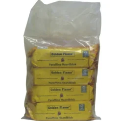 Golden Flame Paraffine Haardblok Draagtas - Brandstof-verwarming - 4 stuks