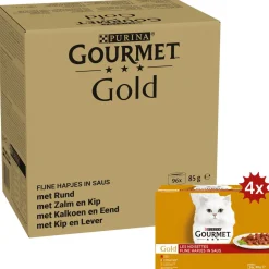 Gourmet Gold Multibox - Kattenvoer - Mix 96x85 g