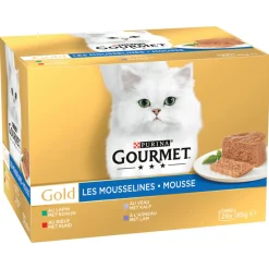Gourmet Gold Multipack Mousse Mixed - Kattenvoer - Rund 24x85 g