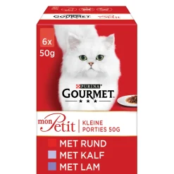 Gourmet Mon Petit 6x50 g - Kattenvoer