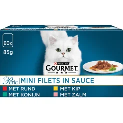 Gourmet Perle Maaltijdzakjes Multipack - Kattenvoer - Mix 60x85 g