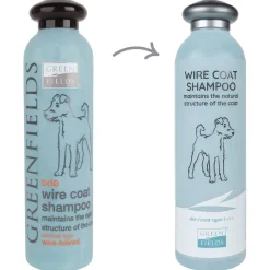 Greenfields Hondenshampoo Wire Coat - Hondenvachtverzorging - Ø5x18.5 cm 200 ml Blauw