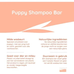 Greenfields Puppy Shampoo Bar - Hondenvachtverzorging - 6x6x2 cm