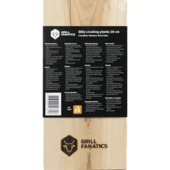 Grill Fanatics Bbq Rookplanken - Barbecue - 30 cm 2 stuks