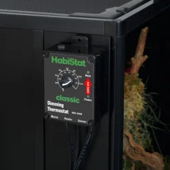 Habistat Dimmende Thermostaat Hogere Temperaturen - Terraium - Zwart 600 Watt
