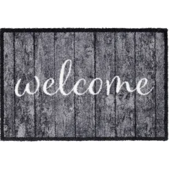 Hamat Deurmat Lima Welcome - Deurmat - 75x50 cm Grijs