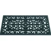 Hamat Rubbermat Lilly - Deurmat - 75x45 cm Zwart