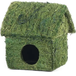 Happy Pet Natures First Coco Clubhouse - Kooi Accessoire - 13x14x15 cm Groen