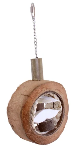 Happy Pet Vogelspeelgoed Kokos Puzzel - Vogelspeelgoed - 35x15x6.5 cm