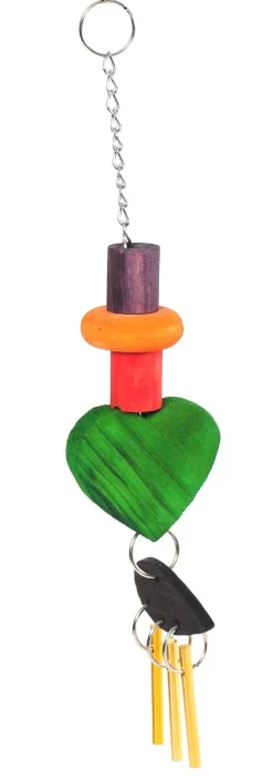 Happy Pet Vogelspeeltje Chime M - Vogelspeelgoed - 41x7x5 cm Multi-Color