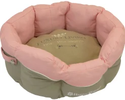 Happy-House Mand Luxury Living - Hondenmand - Ø46x21 cm Roze Small