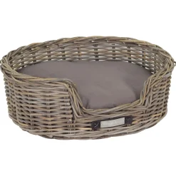 Happy-House Mand Riet Rond - Hondenmand - 64x51x25 cm Natural Medium