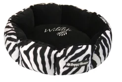 Happy-House Mand Rond Wildlife Zwart&Wit - Hondenmand