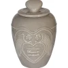 Happy-House Memory Collection Urn - Herdenken - 13.5x13.5x18.5 cm 1 l Beige Small