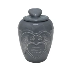 Happy-House Memory Collection Urn - Herdenken - 13.5x13.5x18.5 cm 1 l Hardsteenlook Small