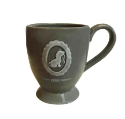 Happy-House Mok Hond - Hondencadeau - 8.5x10 cm Taupe