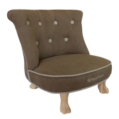 Happy-House Stoel - Hondenbank - 51x47x46 cm Taupe Off-White Naturel
