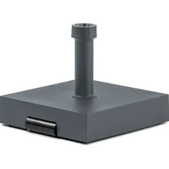 Helcosol Parasolvoet + Rol - Tuinmeubelen - 40x40x10 cm 30 kg Antraciet