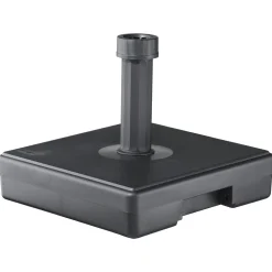 Helcosol Parasolvoet Beton Met Rol - Tuinmeubelen - 40x40x10 cm 30 kg Antraciet