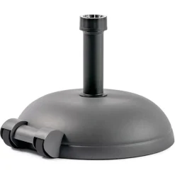 Helcosol Parasolvoet Rond + Rol - Tuinmeubelen - Ø49x14 cm 40 kg Antraciet