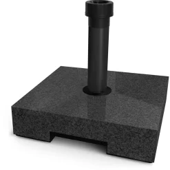 Helcosol Parasolvoet Tegel Graniet-Look - Tuinmeubelen - 40x40x10 cm 30 kg Graniet