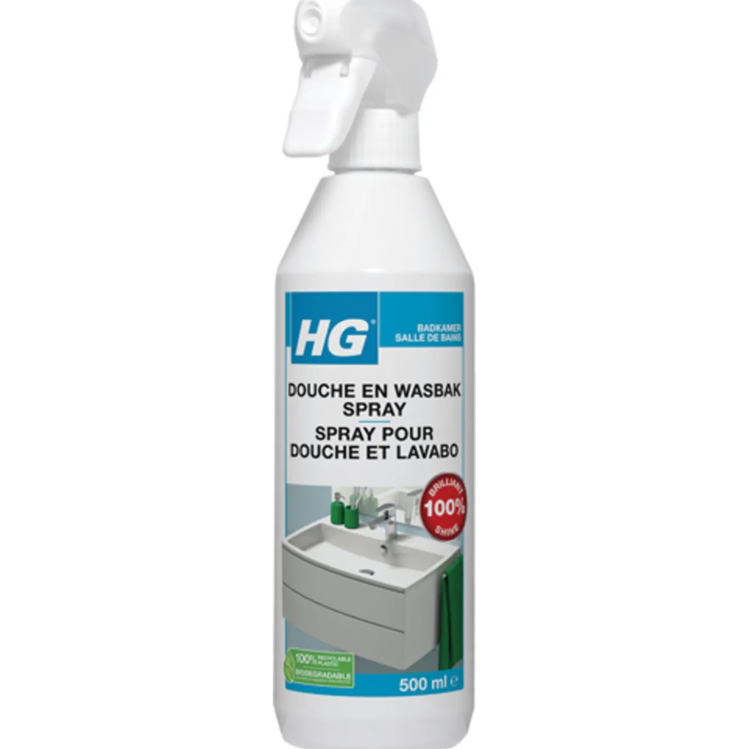 Hg Badkamerreiniger Alledag - Schoonmaakmiddelen - 0.5 l