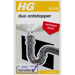 Hg Duo Ontstopper - Schoonmaakmiddelen - 1 l