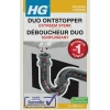 Hg Duo Ontstopper - Schoonmaakmiddelen - 0.5 l 2 stuks