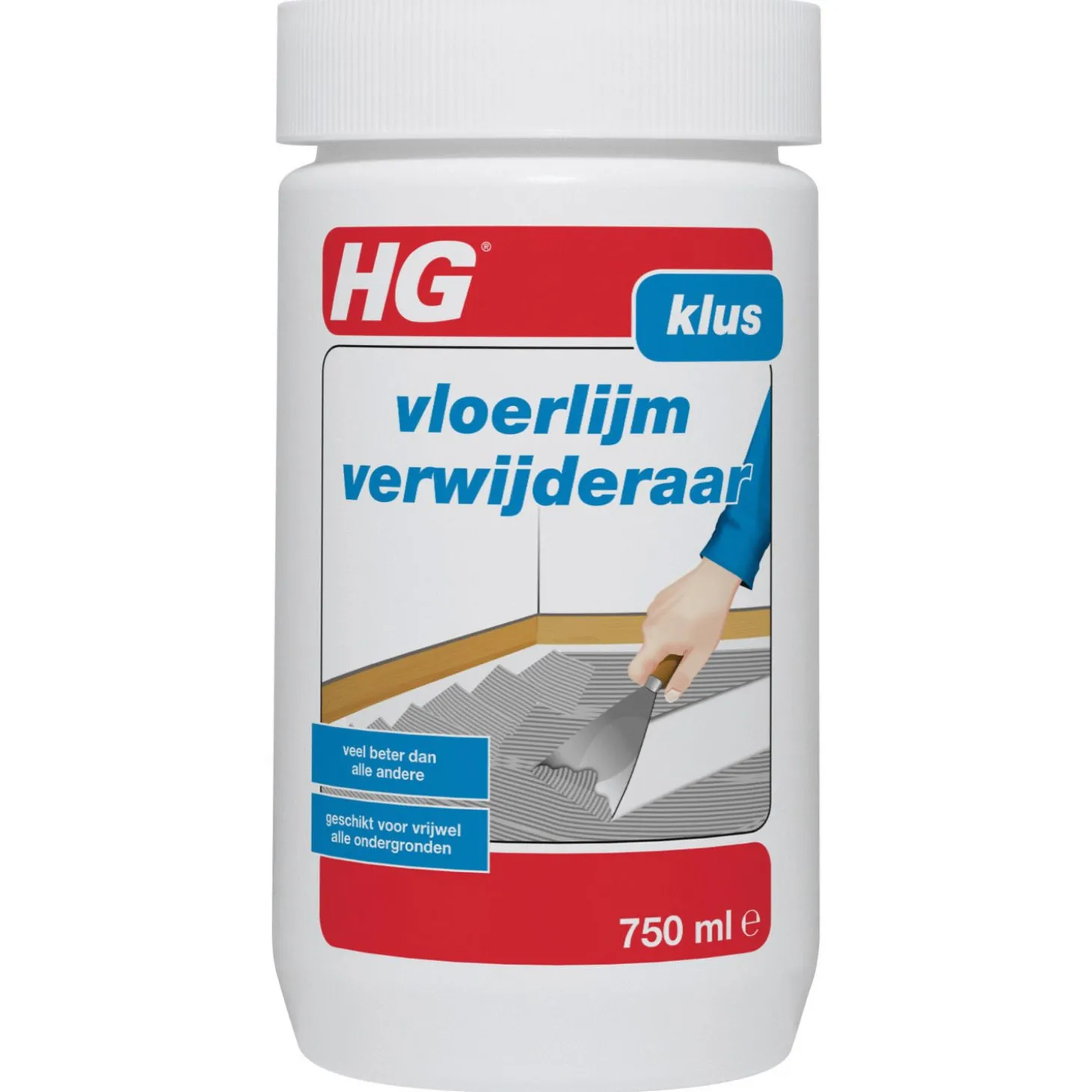 Hg Vloerlijm Verwijderaar Extra - Schoonmaakmiddelen - 750 ml