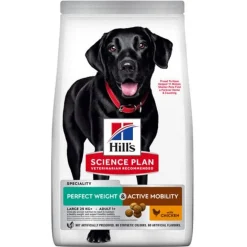 Hill's Canine Adult Perfect Weight & Active Mobility Large Breed - Hondenvoer - Kip 12 kg