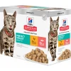 Hill's Feline Maaltijdzakjes Adult Perfect Weight Multipack - Kattenvoer - 12x85 g