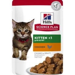 Hill's Feline Maaltijdzakjes Kitten 85 g - Kattenvoer