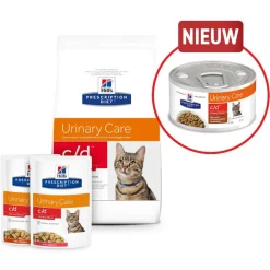 Hill's Prescription Diet C/D Urinary Stress Urinary Care Zak Kip - Kattenvoer