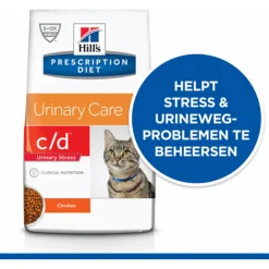 Hill's Prescription Diet C/D Urinary Stress Urinary Care Zak Kip - Kattenvoer
