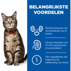 Hill's Prescription Diet C/D Urinary Stress Urinary Care Zak Kip - Kattenvoer