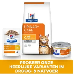 Hill's Prescription Diet C/D Multicare Urinary Care Zak Kip - Kattenvoer