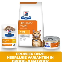 Hill's Prescription Diet C/D Multicare Urinary Care Zak Kip - Kattenvoer