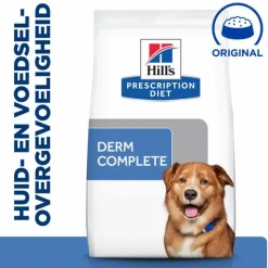 Hill's Prescription Diet Derm Complete Skin Care + Food Sensitivities Rijst&Ei - Hondenvoer