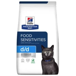 Hill's Prescription Diet D/D Food Sensitivities Zak - Kattenvoer - Eend Erwt 1.5 kg
