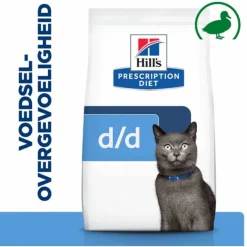 Hill's Prescription Diet D/D Food Sensitivities Zak - Kattenvoer - Eend Erwt 1.5 kg
