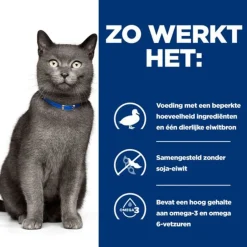 Hill's Prescription Diet D/D Food Sensitivities Zak - Kattenvoer - Eend Erwt 1.5 kg