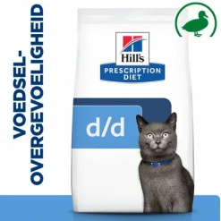 Hill's Prescription Diet D/D Food Sensitivities Zak - Kattenvoer - Eend Erwt 3 kg