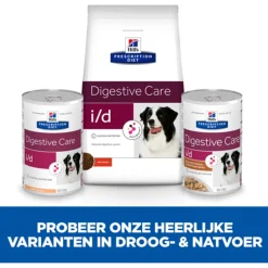 Hill's Prescription Diet I/D Digestive Care Stoofpotje  Blik - Hondenvoer - Kip Groente 354 g