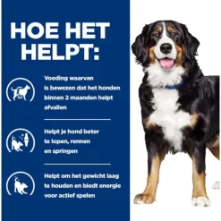 Hill's Prescription Diet J/D Metabolic + Mobility Weight Management Zak - Hondenvoer - Kip 1.5 kg