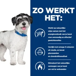 Hill's Prescription Diet J/D Metabolic + Mobility Mini Weight Management Zak Kip - Hondenvoer