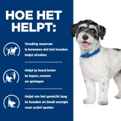 Hill's Prescription Diet J/D Metabolic + Mobility Mini Weight Management Zak Kip - Hondenvoer