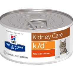 Hill's Prescription Diet K/D Kidney Care Blik - Kattenvoer - Kip 156 g