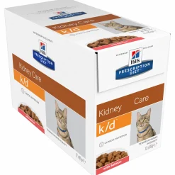 Hill's Prescription Diet K/D Kidney Care Maaltijdzakjes - Kattenvoer - Zalm 12x85 g