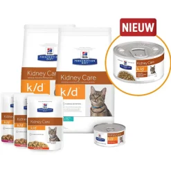 Hill's Prescription Diet K/D Kidney Care Maaltijdzakjes - Kattenvoer - Rund 12x85 g