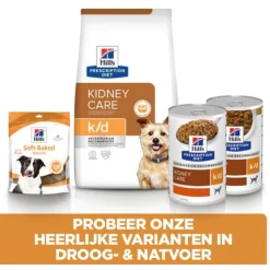 Hill's Prescription Diet K/D Kidney Care Blik - Hondenvoer - Kip Groente 354 g